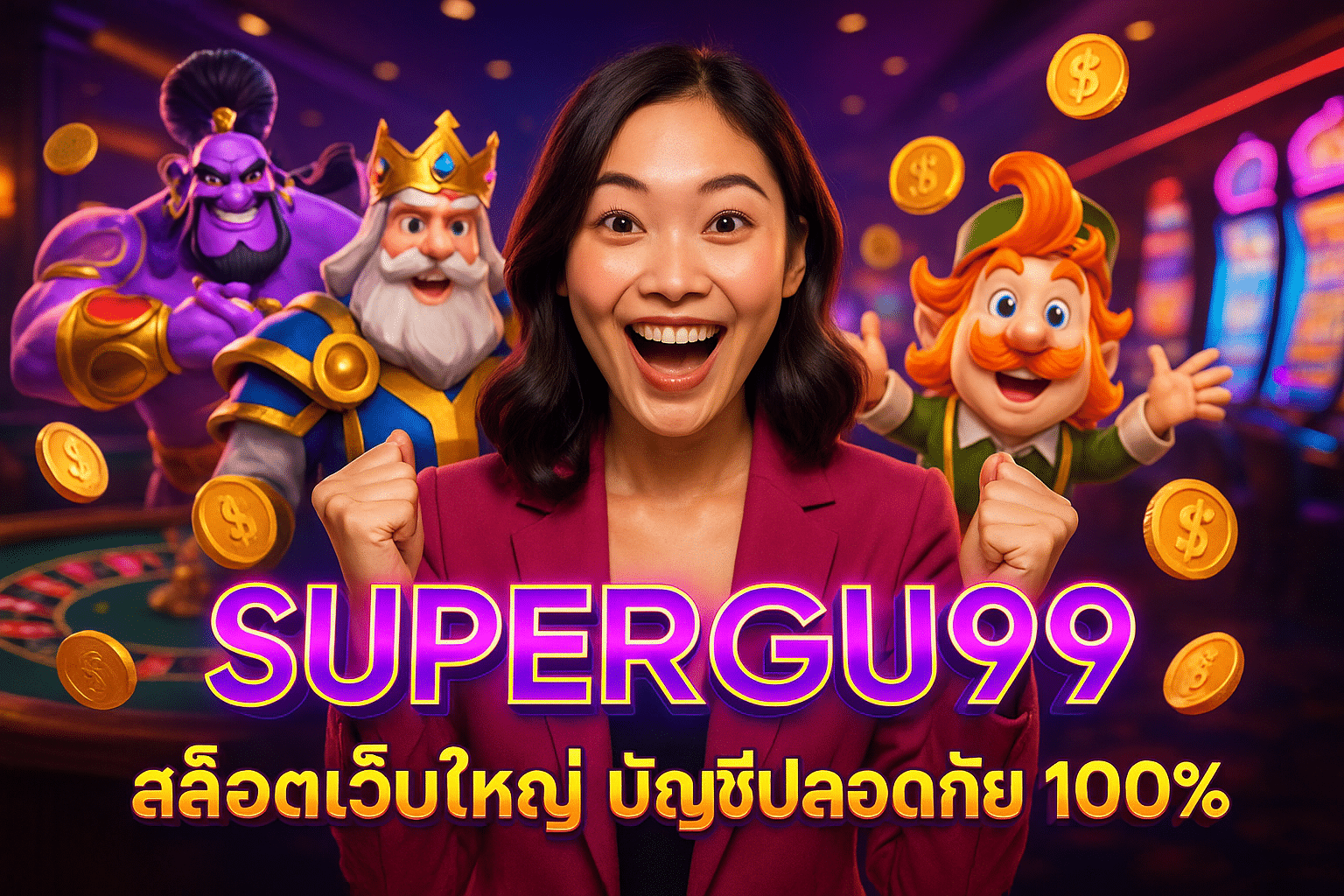 SUPERGU99 สล็อตเว็บใหญ่ บัญชีปลอดภัย 100%